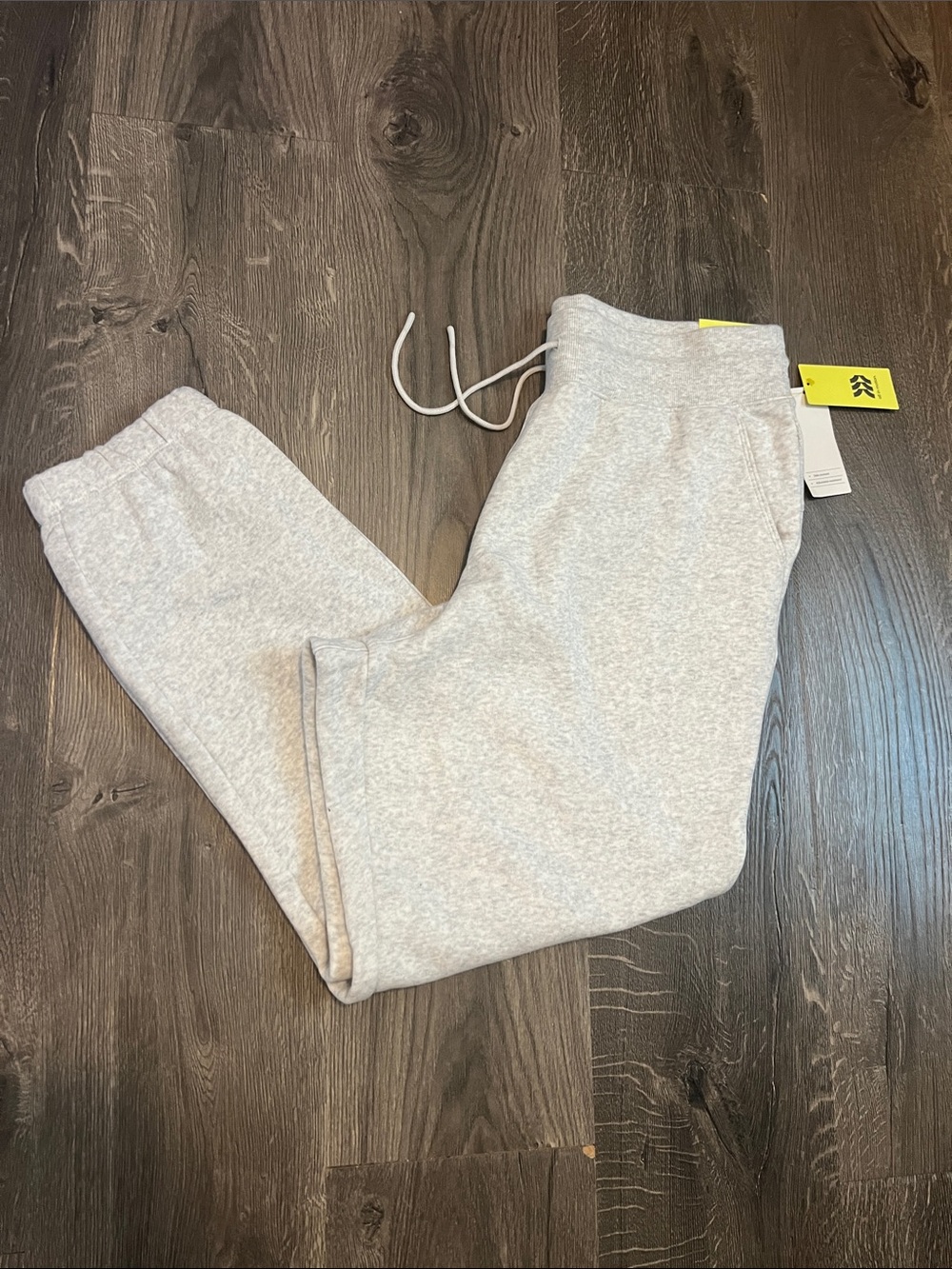 Light Gray Heather Drawstring Joggers  XL